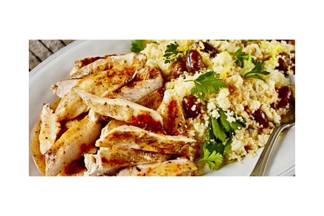 Apricot Ginger Teriyaki Chicken Couscous with Terrapin Ridge Farms Apricot Ginger Teriyaki Glaze Apricot Ginger Teriyaki Chicken Couscous with Terrapin Ridge Farms Apricot Ginger Teriyaki Glaze